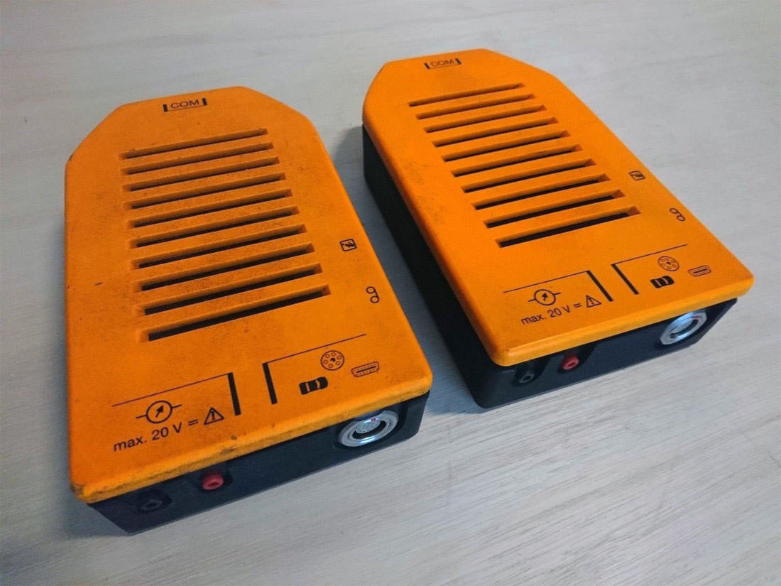 BMW MoDiC 3 tablet and orange diagnostic interface head for wireless diagnostics