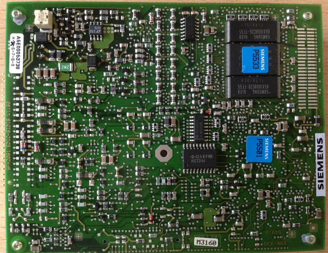 EDIC main computer PCB board removal