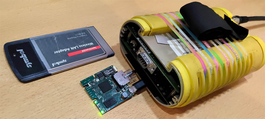 EDIC internal wiring finished - power and Ethernet