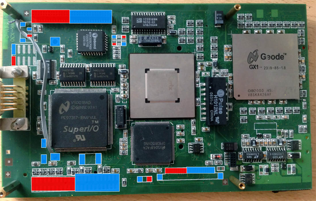 Power connection point on clone board